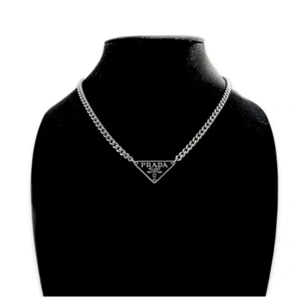 Prada Triangle Necklace - Picture 2 of 3